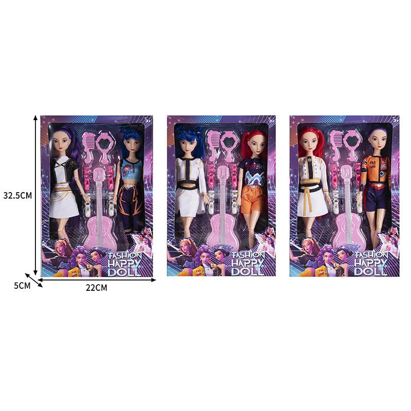 Продажа Высоко Восстановленная Характерная Виниловая Игрушка Аниме 30СМ K-Pop Кукла Охотников на Демонов Руми Мира Зои Сюрприз на День Рождения Подарок для Девочек