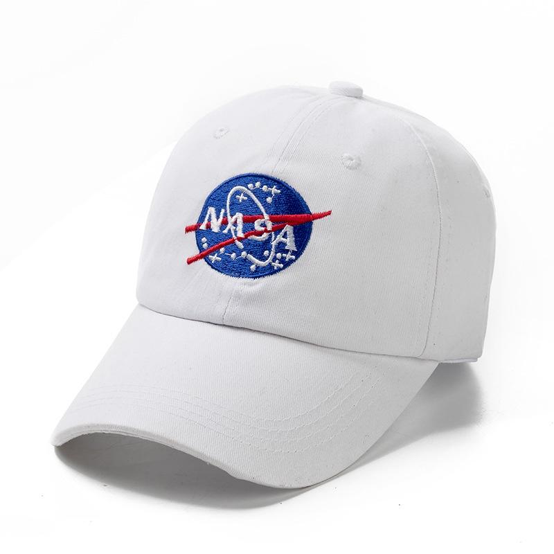 Premium Quality Cotton Nasa Letter Embroidered Baseball Cap Adjustable For Any Head Size