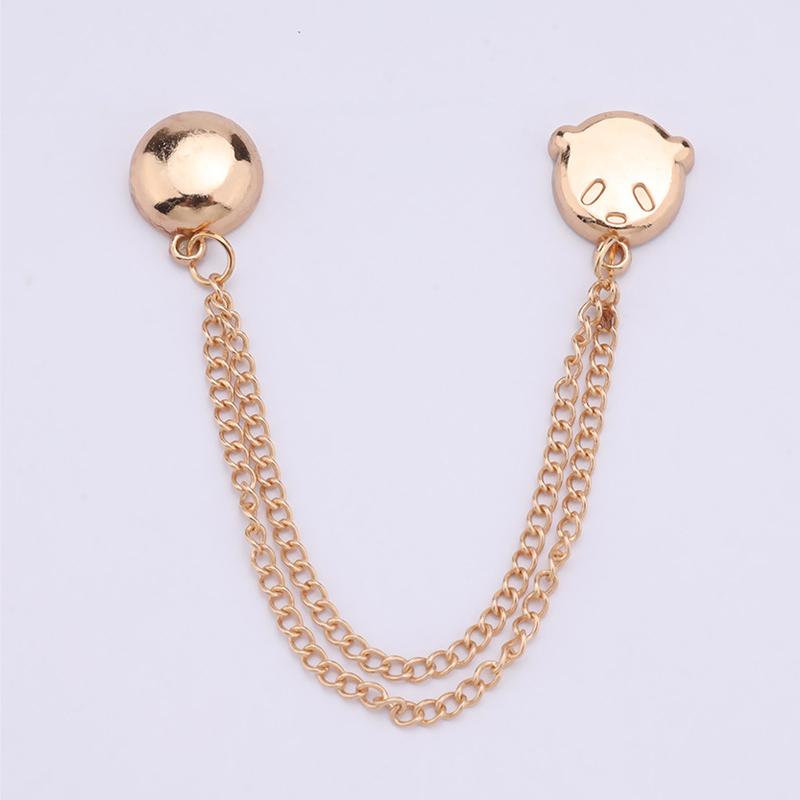 1шт магнитная пряжка цепи брюки нога фиксатор зажим фиксированная магнитная пряжка аксессуары для одежды