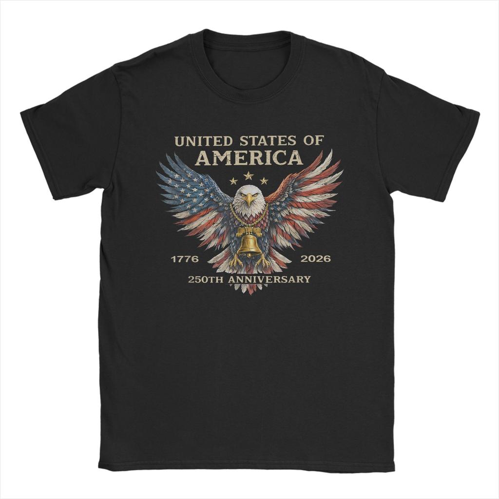 Oversized T Shirt Summer 250 Years 17762026 250th Anniversary Popular T Shirts Cotton Tshirt for Unisex Short Sleeve Clothes