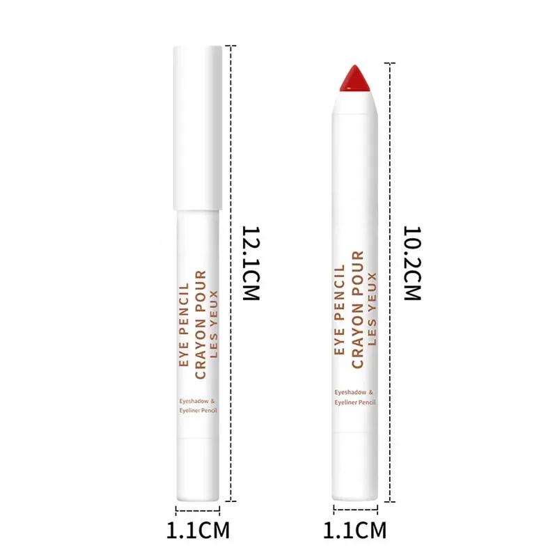 20-цветная цветная подводка для глаз с высокой пигментацией, перламутровый мерцающий металлик, дымчатая подводка для глаз в стиле панк, готика, стойкая