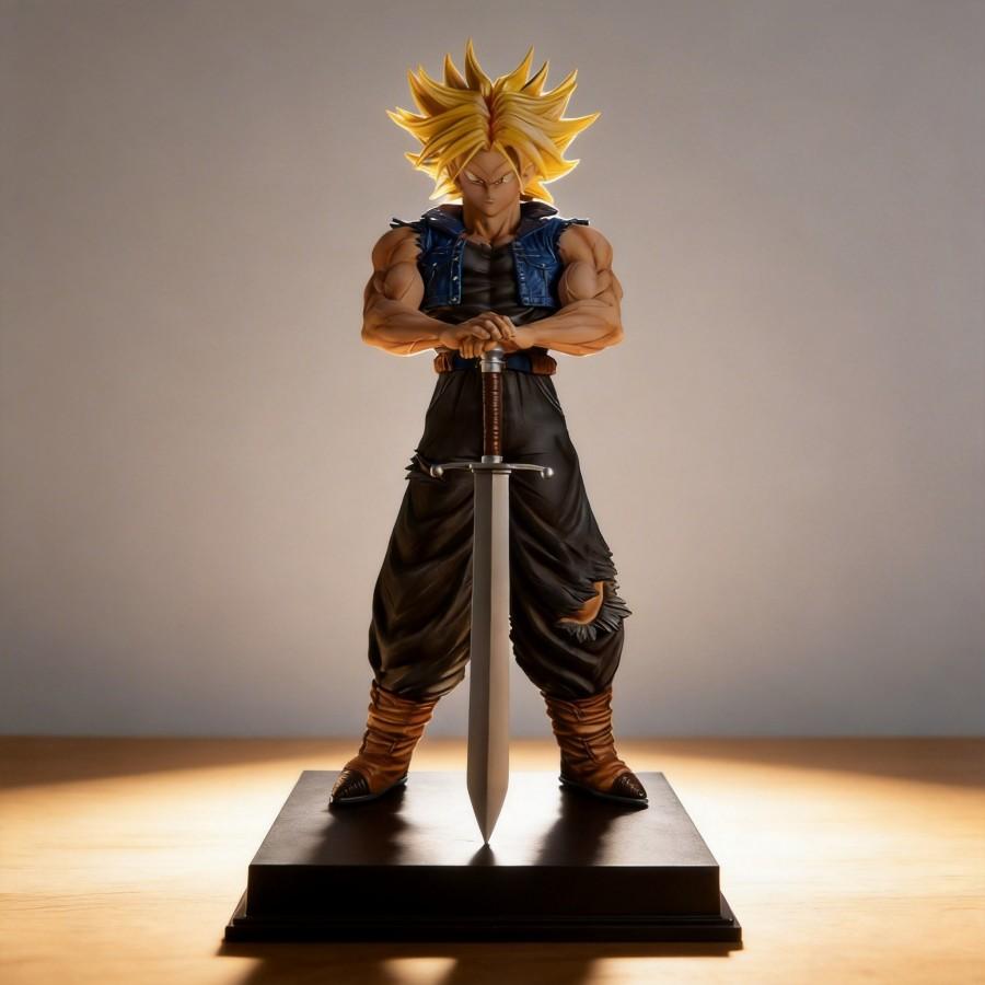 Фигурка из аниме Dragon Ball Транкс 53 см JT Большого Размера Коллекционная GK Модель Настольное Украшение Подарок для Фанатов Аниме