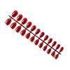 Pack of 24 Short Ballerina Safe Scratch-resistant Coffin False Nails French Style DIY Graceful Personality Acrylic Nail