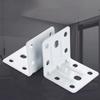 10 шт. железный мебельный уголок, устойчивый угловой соединитель 90 градусов для полок, стальное соединение