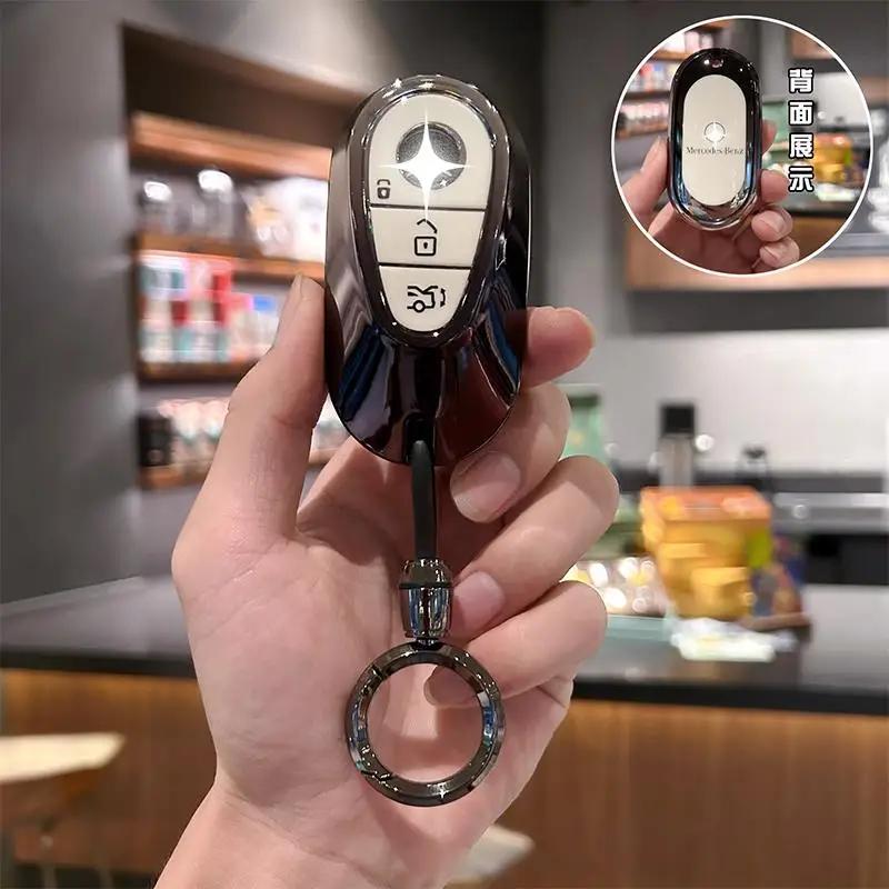 SFX1 для 2024 Mercedes-Benz EQE350 чехол на ключ, 2023/24 EQE SUV автомобиль EQE500 роскошная версия креативная застежка-ракушка