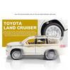 Масштаб 1/24 Toyota Land Cruiser, литая под давлением модель автомобиля, игрушечный автомобиль с откатным механизмом, звуком и светом для детей, коллекция подарков для мальчиков и девочек