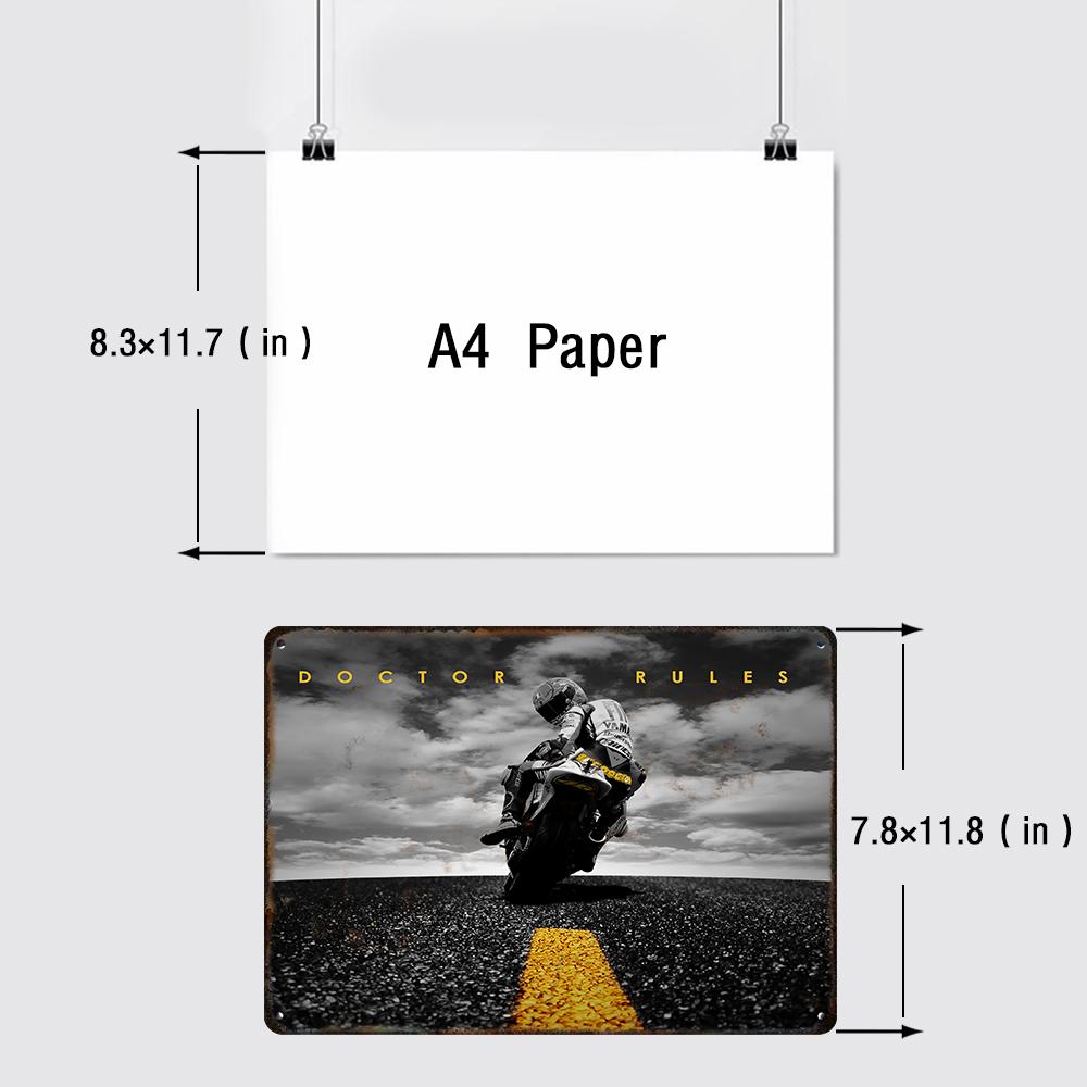 F1 Motorcycle Racing Vintage Metal Poster Racer Athlete Retro Tin Sign Auto Club Wall Art Decoration Plaque Home Decor Aesthetic