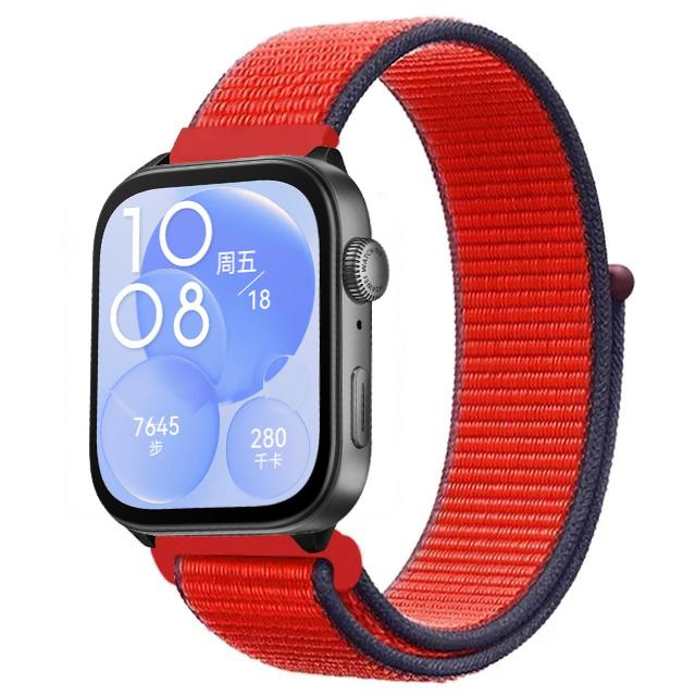 Нейлоновый петлевой ремешок для Huawei Watch Fit 3/4/4 Pro Дышащий спортивный браслет Ремешок для Huawei Watch Fit 4/Fit 4 Pro Браслет Ремень