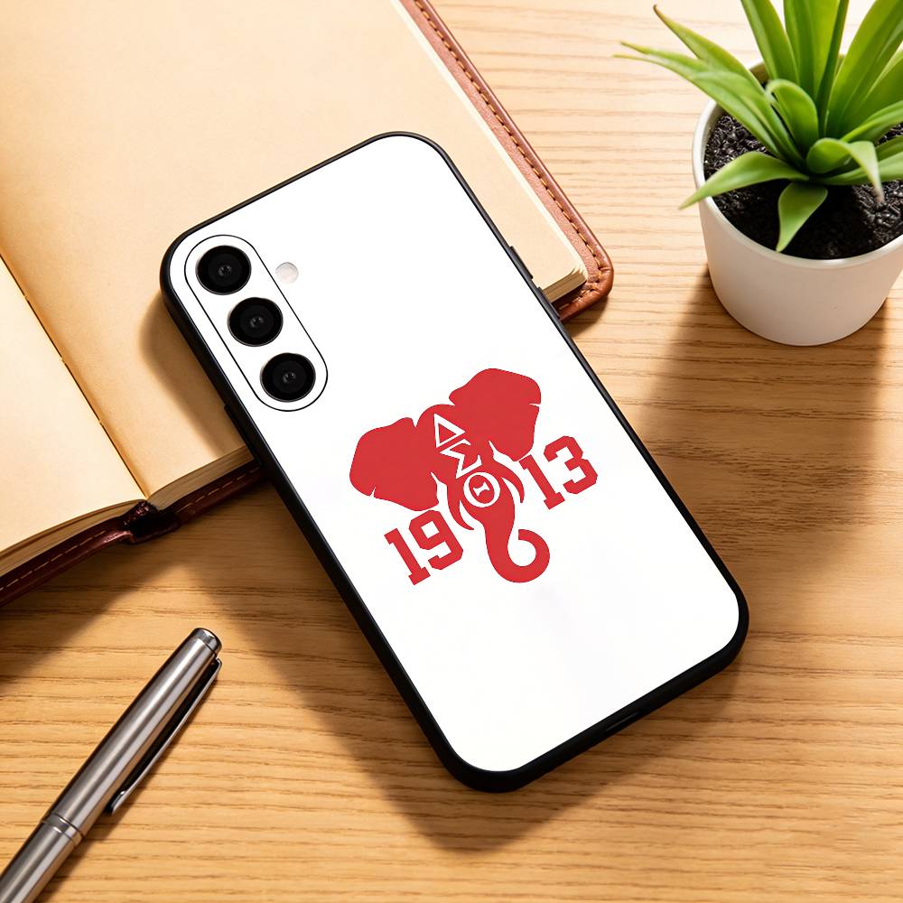 D-delta S-sigma Theta Phone Case Black Silicone Soft For Samsung Galaxy A73,A72,A71,A70,A53,A52,A51