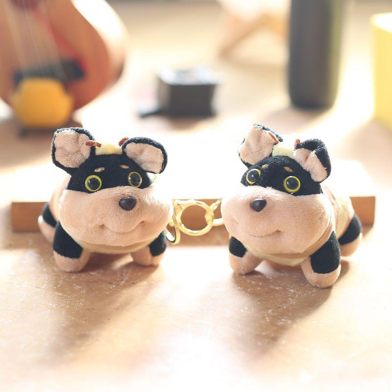 Cute Cute Puppy Bee Pendant Plush Toy Doll Puppy Bag Hanging Ornament Keychain Doll Doll