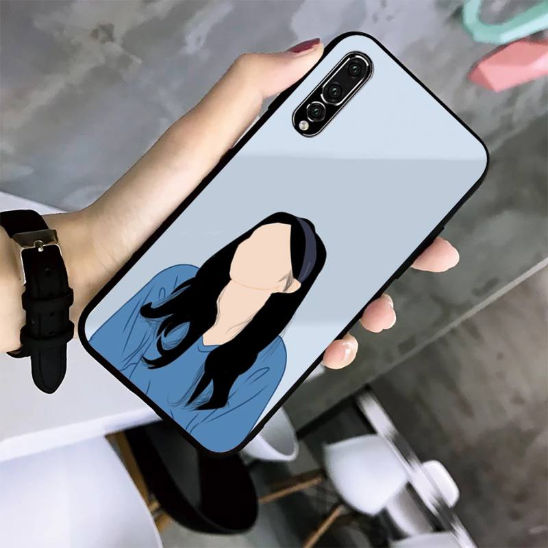 Чехол для телефона с изображением девушки для Huawei G7 G8 P7 P8 P9 P10 P20 P30 Lite Mini Pro P Smart Plus Cove Fundas