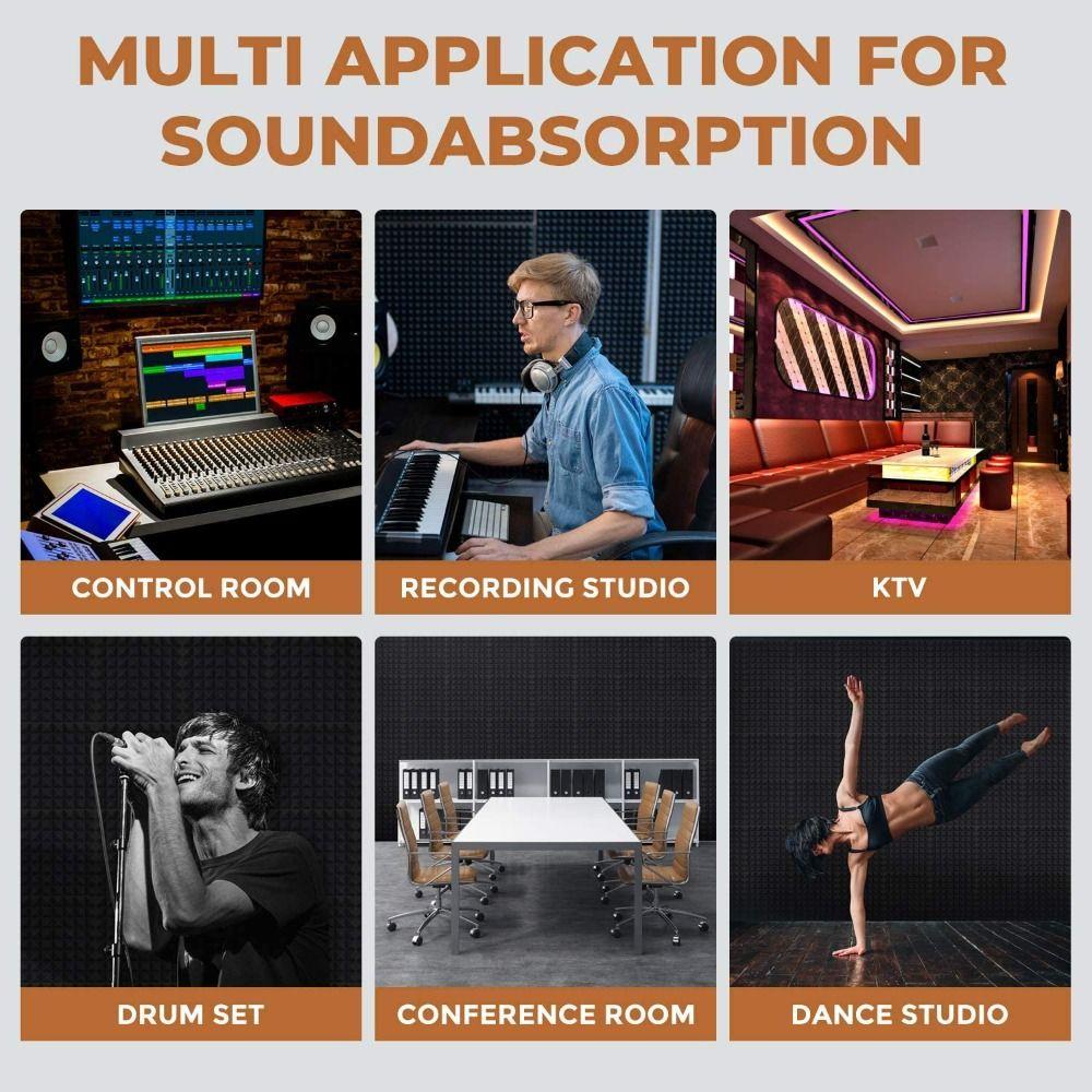 Панель звукоизоляции из хлопка Studio Акустическая пена Звукопоглощающие пены Звукоизоляционная пена