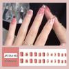 Многоразовый набор для дизайна ногтей Blush: 24 съемные наклейки для ногтей