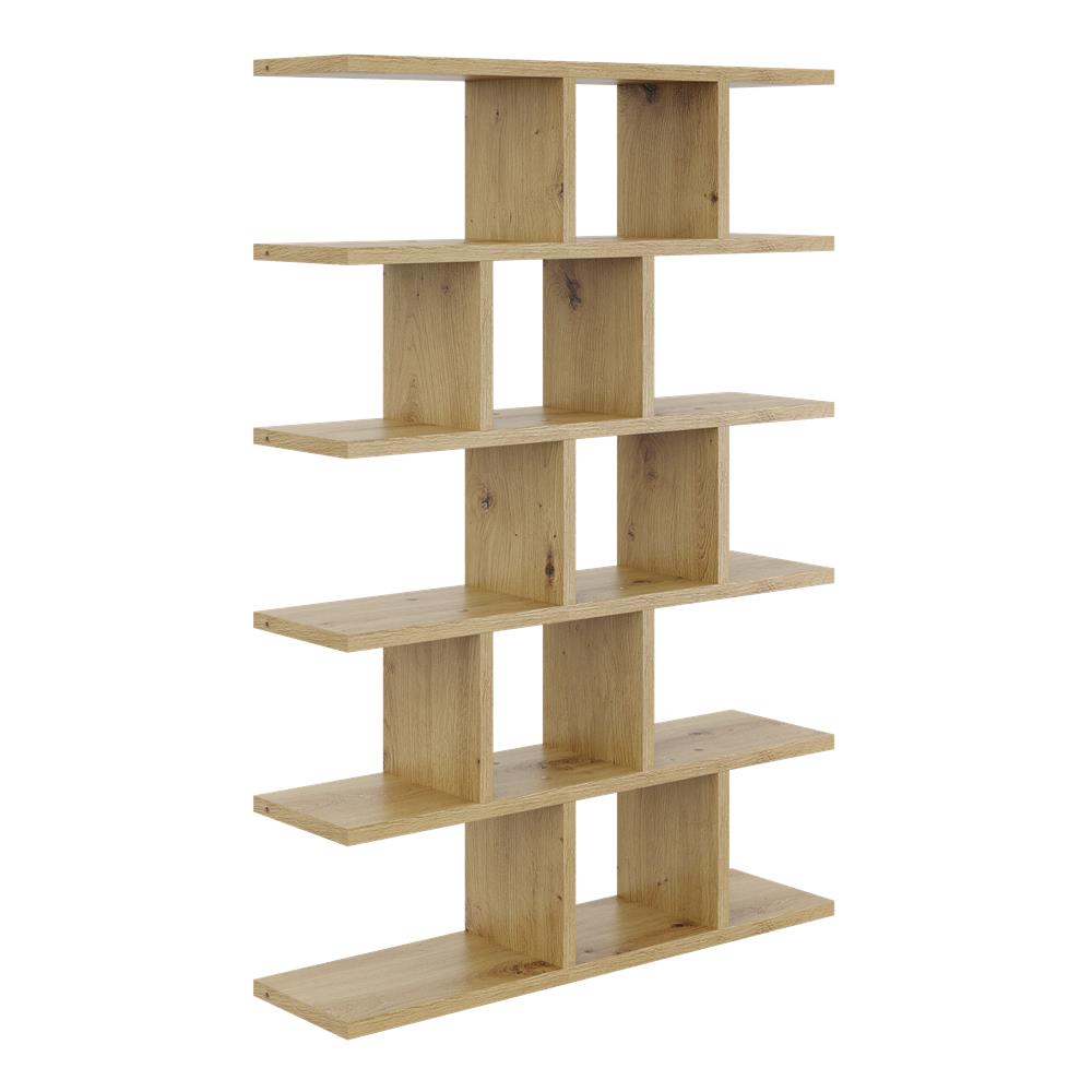 Modern Open Bookcase with Shelves on the Wall, Bookcase - No. 2 Modern Open Bookcase with Shelves on the Wall, Bookcase - No. 2 wenge