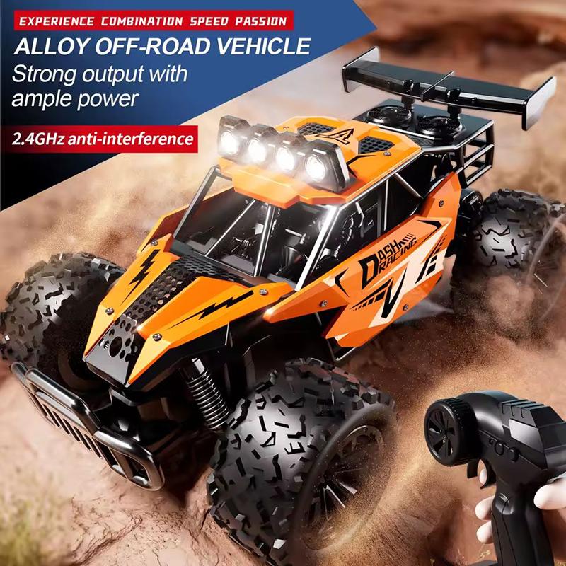 Радиоуправляемая машинка RC Drift Racing 1:16 полнофункциональных внедорожных машинок из сплава с радиоуправлением 2.4G, высокоскоростные грузовики со светодиодной подсветкой, подарок, игрушка