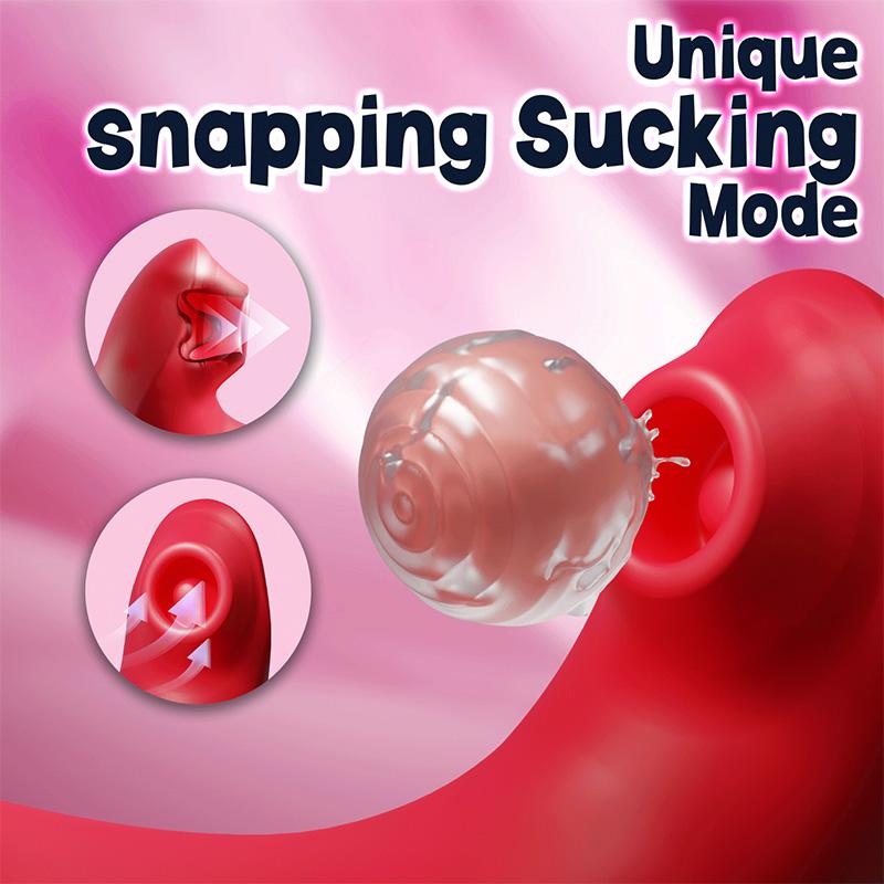 Мощный 20-скоростной дилдо-вибратор, женский клитор, присоска, вакуумный стимулятор клитора, товары для взрослых, шевелящая секс-игрушка для женщин