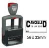 Printtoo Office Document Heavy Duty Stamp With Cancelled By Text Date Self Inking Rubber
