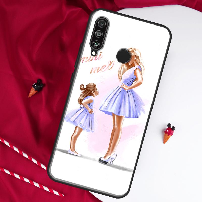 Супермама Девочка Сын Дочь Для Huawei Nova 9 SE 10 5T Y90 Y70 Y60 Y61 Y91 Y72 12i 12s 11i P60 Pro P20 P30 P40 Lite Чехол