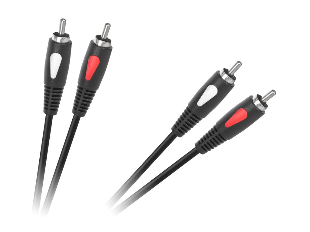 RCA cable audio cinch cable 5m 2RCA- 2RCA Cabletech Eco-Line