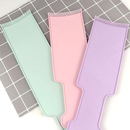 3 шт. набор досок для мелирования балаяж с плоской поверхностью, острыми краями, изогнутыми зубьями расчески для быстрого удаления краски для волос