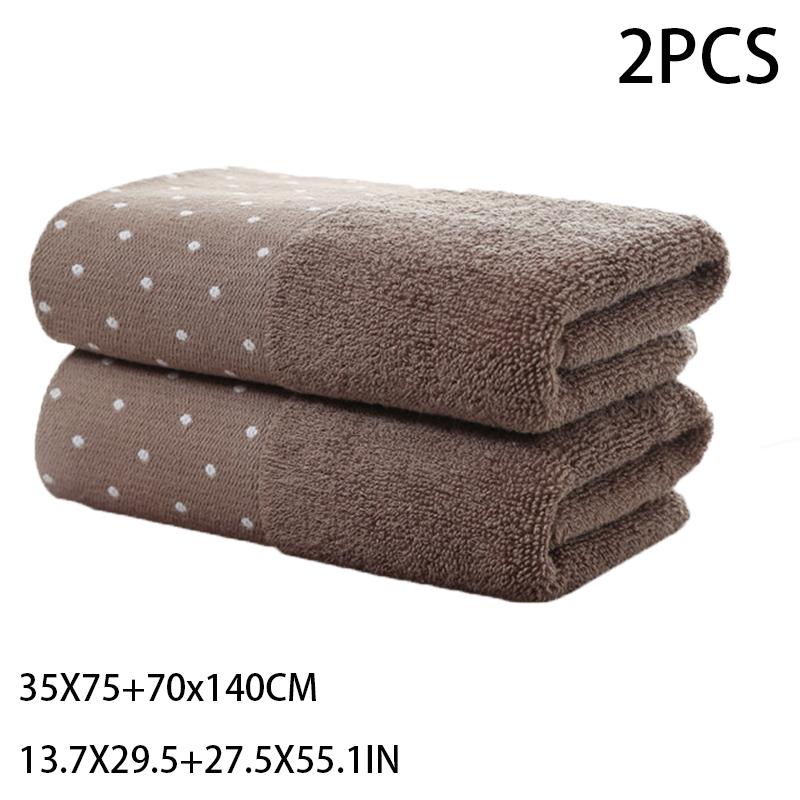 Household Pure Cotton Towel Quick Drying Super Soft Super Absorbent Thickened Adult Absorbent Bath Towel Couple's Large Towels