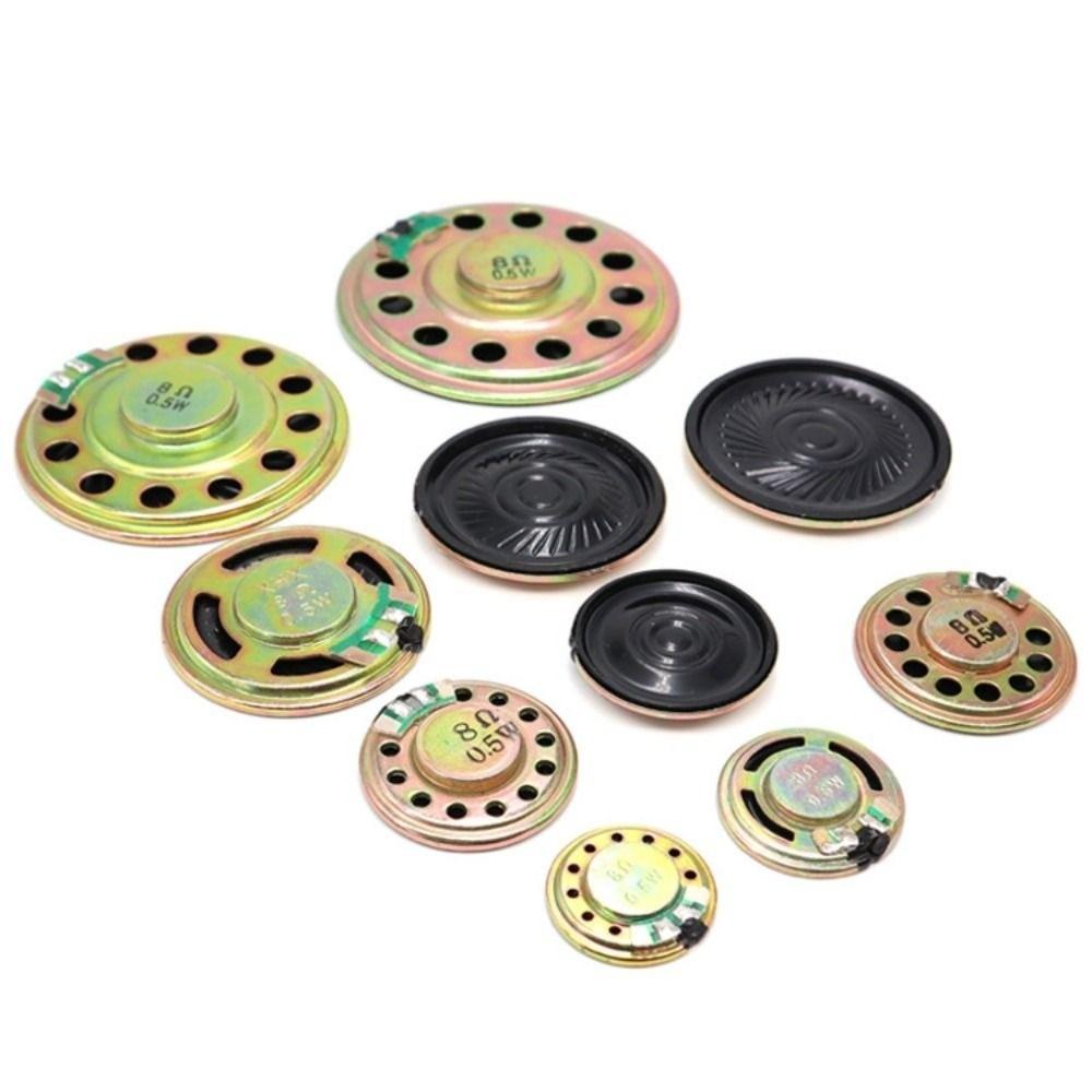 2pcs Iron Shell Inner Magnetic Horn Ultra-thin Toy Radio Speaker New Mini speaker LoudSpeaker