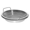 Food Drain Pan Colander Oil Draining Net Stainless Steel Fried Serving Tray Barbecue Plate
