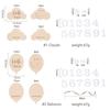 Baby Wooden Balloon Milestone Cards Exquisite Workmanship 1Set Newborn Shooting Props for Baby Growth Memory Keeping