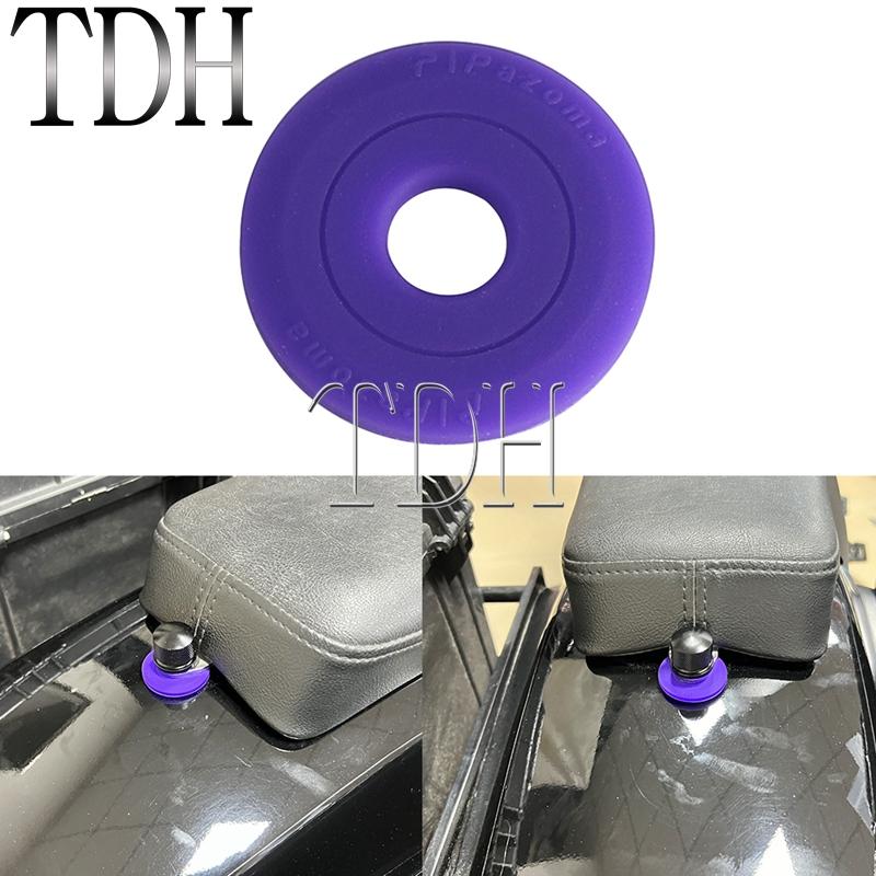 Резиновая прокладка заднего крыла сиденья водителя, крепление защитное для Harley Sportster Iron 1200 883 Fat Street Bob FXBB CVO Road Glide