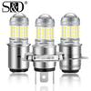 1Pc H4 Led Motorcycle Headlight BA20D H6 P15D H6M P15D-25-1 LED Moto Hi/Lo Beam Bulb 42SMD Projector Lens Lamp Motorcycle Fog Lights 12V 6000K White