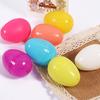 12/24Pcs Solid Color Easter Eggs Stuffer DIY Craft Decor Party Favors Kids Toy