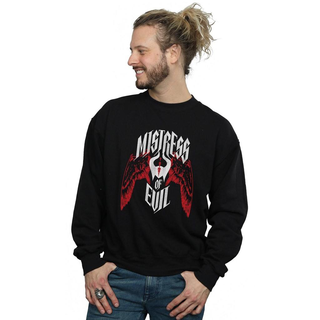 Disney Mens Maleficent Mistress Of Evil Wings Sweatshirt