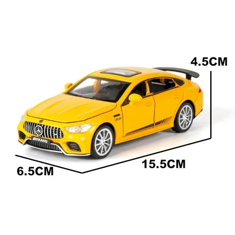 1/32 Mercedes Benz AMG GT63 Спортивный автомобиль Сплав Литой Модель автомобиля Звук Свет Оттягивание Назад Игрушки Украшения Подарок для детей Коллекция