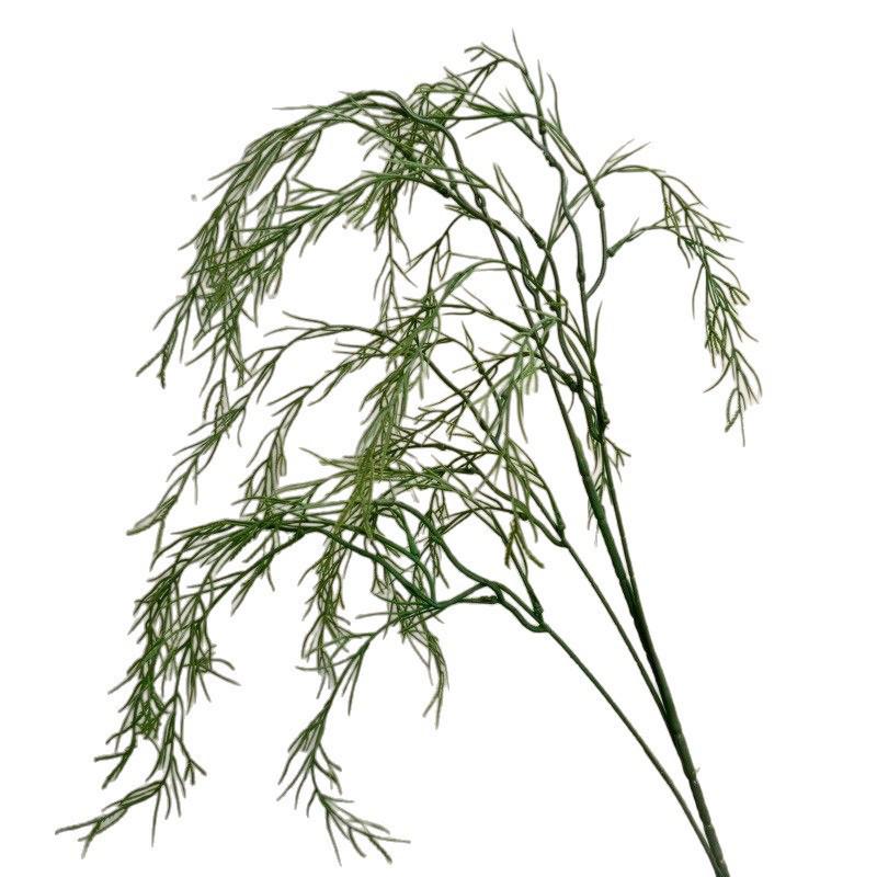 Monet Display: Artificial Greenery and Reed Grass Bridal Bouquet - Forest Style Wedding Decoration.