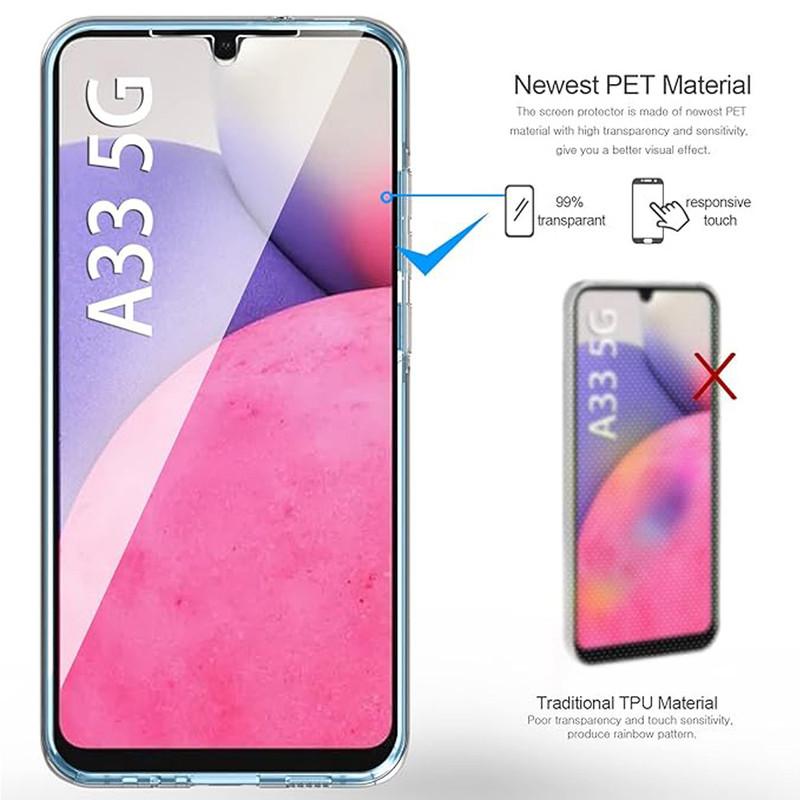 2 в 1 Жесткий ПК + Мягкий ТПУ Полный Чехол Прозрачный Телефон Чехол для iPhone 16 15 14 Samsung A15 A25 A35 Xiaomi Redmi Note 13 12 11 Pro Huawei OPPO Vivo OnePlus