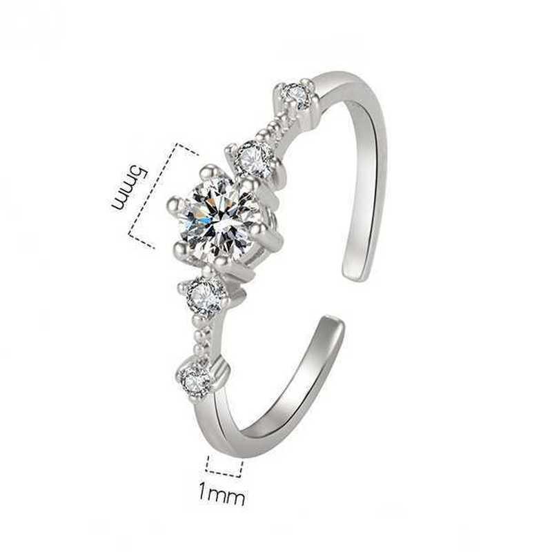 Sace Gems Классическое кольцо из медного сплава с цирконом, женские ювелирные изделия, свадебный подарок для вечеринки