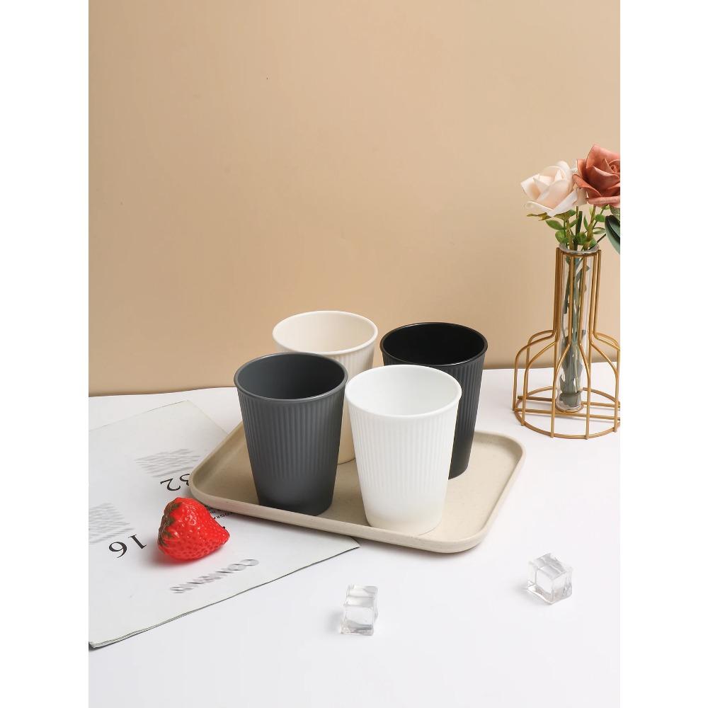 4/11 шт. Многоразовый пластиковый стаканчик, материал ПП, многоцветный, подходит для кемпинга, пикника, кухни, можно мыть в микроволновой печи и посудомоечной машине.