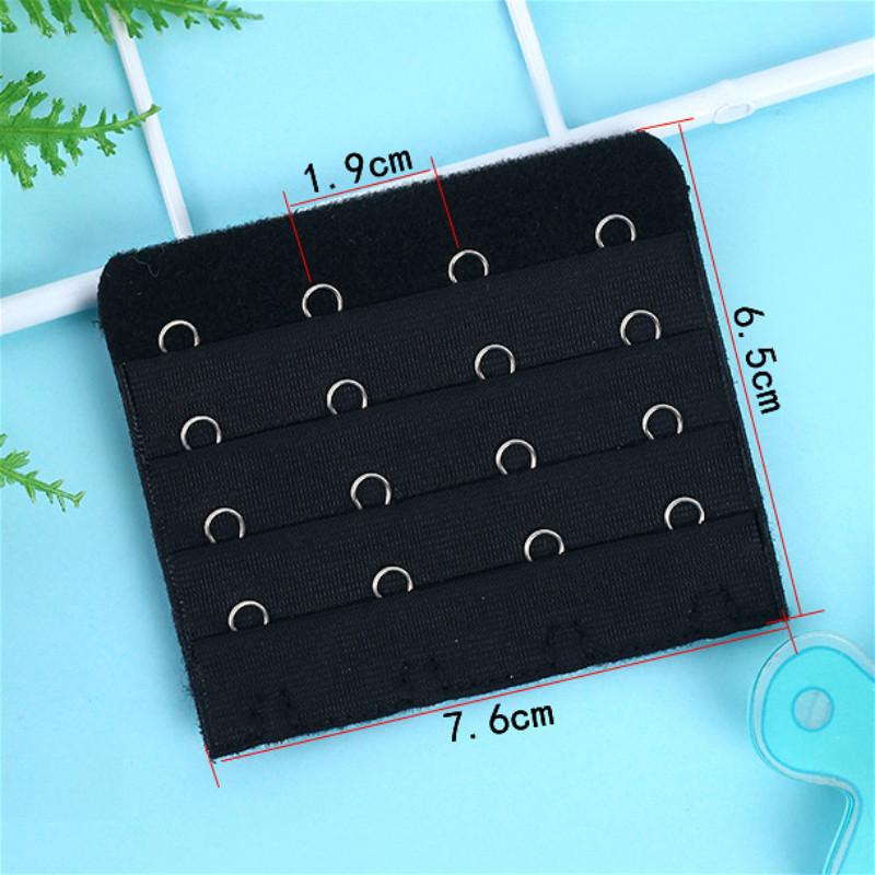 1Pcs Women Bra Extender 4 Rows 4 Hooks Bra Back Lengthen Straps Underwear Accessory