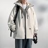 Jacket Men's Spring and Autumn Thin Hooded Sports Teen Men's Jacket Student Loose Casual Jacket