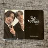 Использованный ATEEZ YUNHO & SEONGHWA GOLDEN HOUR POP-UP Ice On My Teeth Milk Glass Официальная фотография блока Card Limited SEOUL