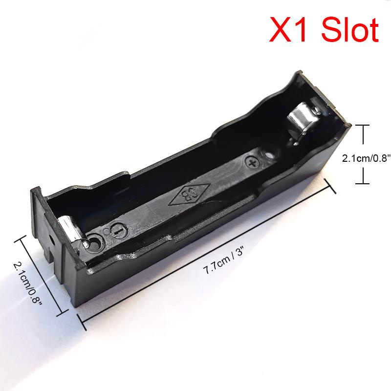18650 Power Bank Cases DIY Battery Storage Case 18650 Power Container 1X 2X 3X 4X 18650 Battery Storage Box Case With Wire Lead