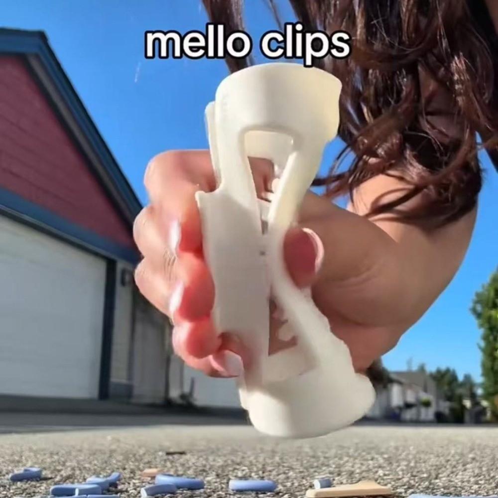 Comfortable Unsnappable Claw Clip Flexible Hair Clips Trendy Ponytail Hairpins For Women