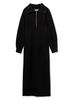 Картонное платье 13WCO255061BLK1 на молнии до половины