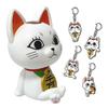 Копилка Dandadan Turbo Babaa Maneki Neko с 4 брелоками, Мерч Dandadan, Украшение «Десять миллионов рё», Приносит удачу и богатство, Милый сувенир