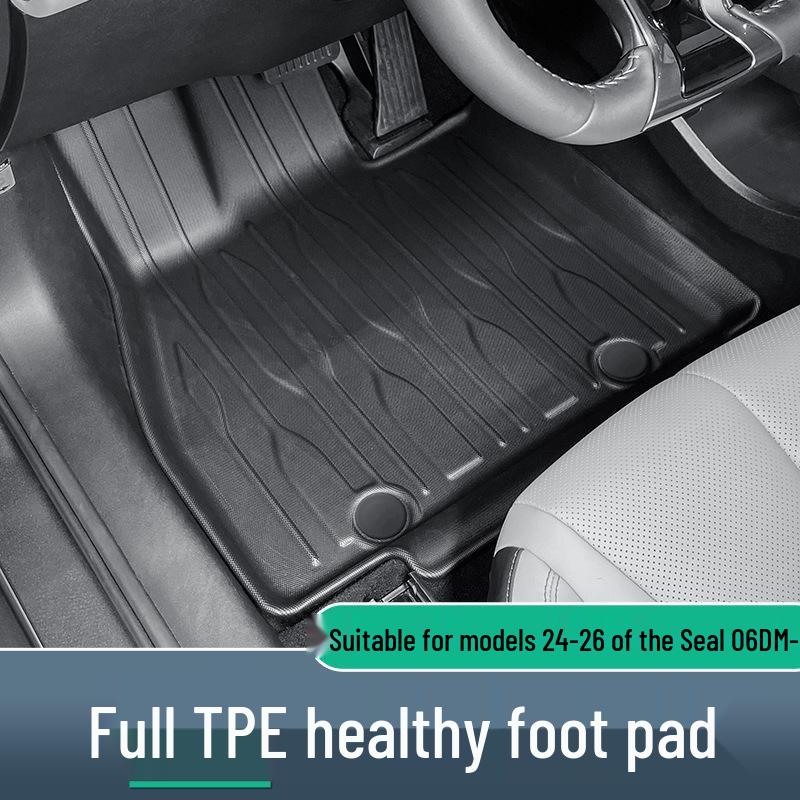 24-26 BYD Seal 06 DM-i Водонепроницаемые напольные коврики и вкладыш в багажник из TPE