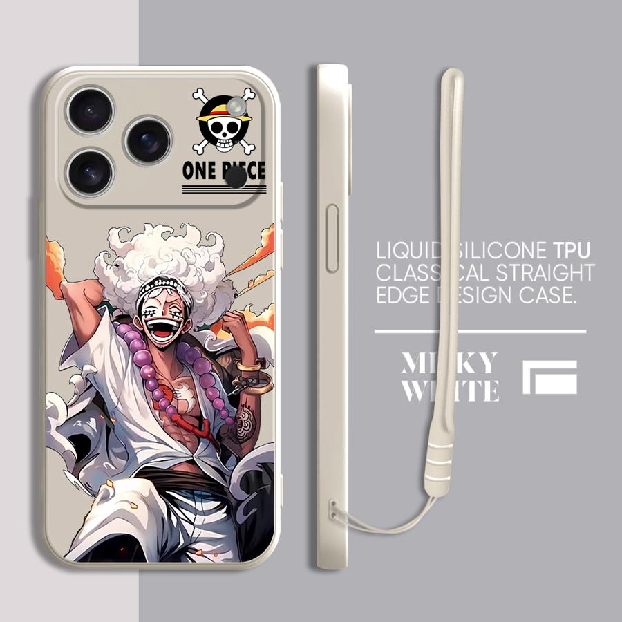 Мультяшный Чехол для Телефона Милый One Piece для Apple iPhone 17 Pro Max 11 7 8 XS XR 12 Plus 16 Air 15 13 Mini