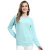 Aqua Self Design Round Neck Sweatshirt