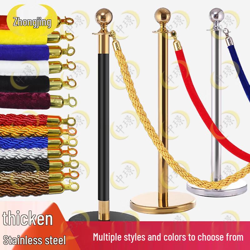 Black Gold Crowd Control Stanchion Post