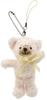 [Kanaru] L5870831 Cuppy Bear Strap Key Chain Sand Beige