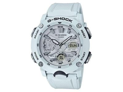 Часы G-SHOCK GA-2000S-7A мужские с синим ремешком из смолы, противоударные, мировое время